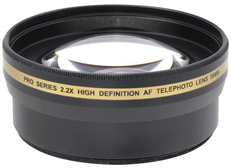 Pro series 2.2x High Definition AF Telephoto Lens - 58MM