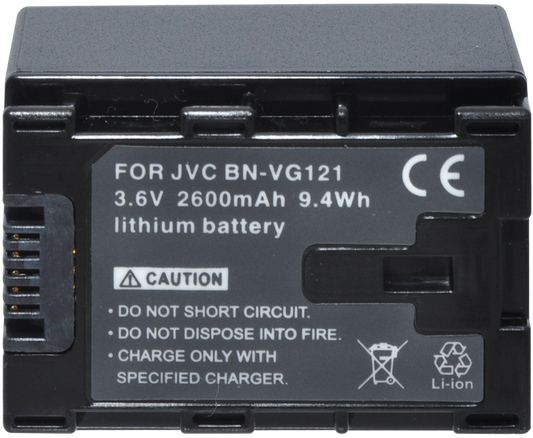 Replacement Battery F/JVC BN-VG121